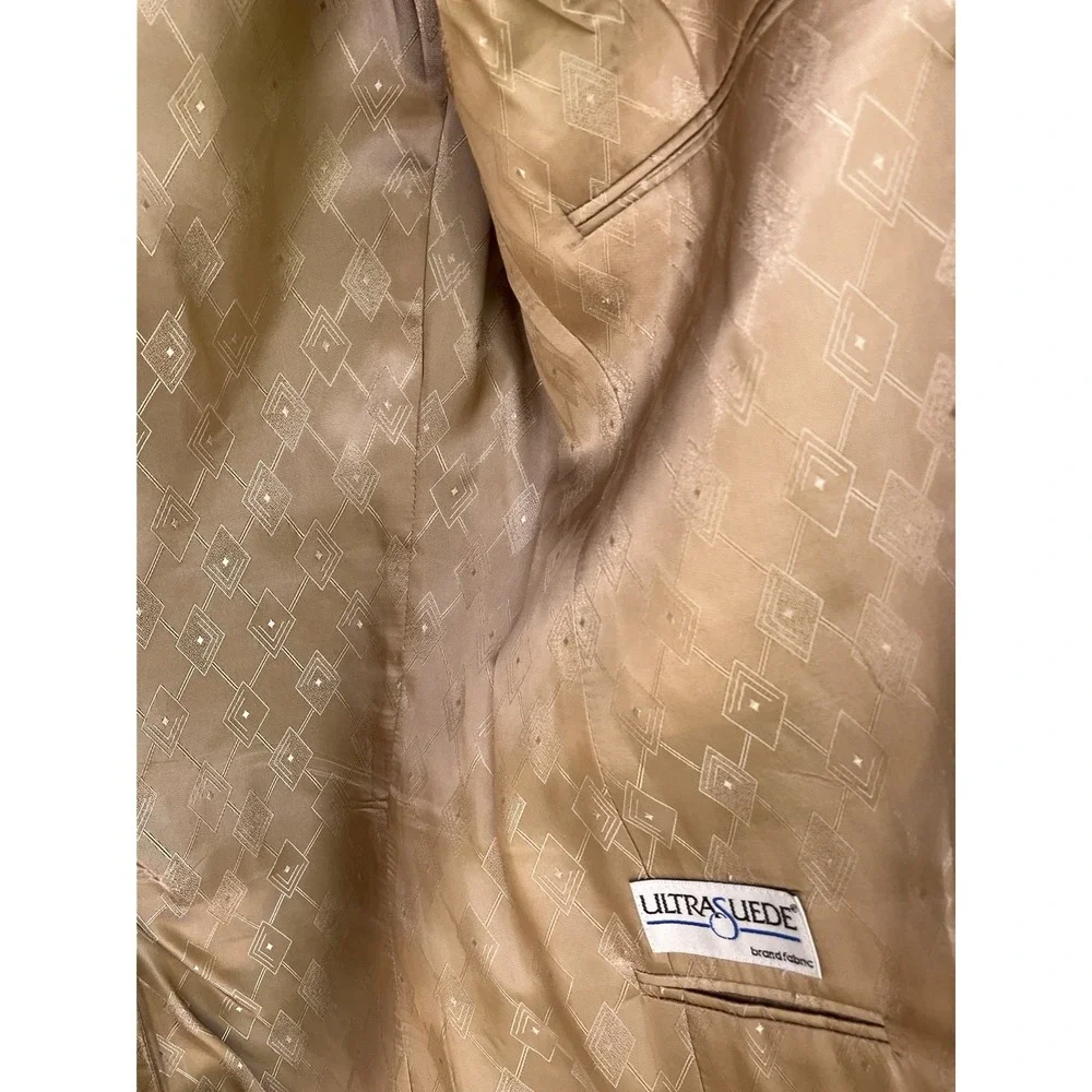 Vintage Ratner Clothes Ultrasuede Sport Coat Blazer 40R